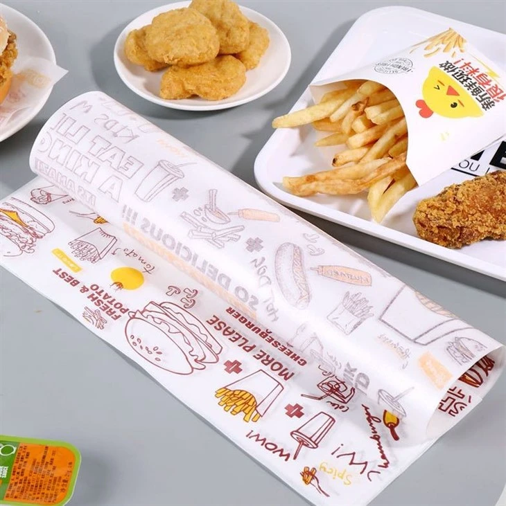 Greaseproof Pe Wax Burger Wrap Pape Greaseproof Pe Wax Burger Wrap Pape